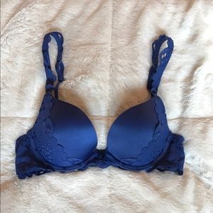 Blue aerie push up bra