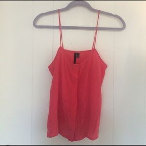 TopShop Pink Silk Tank Top TopShop Pink Silk Tank Top