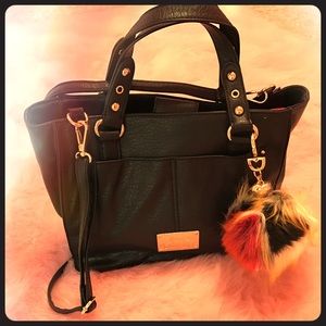 Juicy couture handbag / satchel black color .