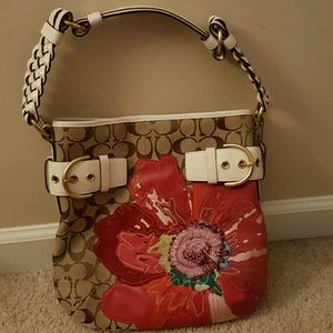 Coach Poppy flower bag/purse
