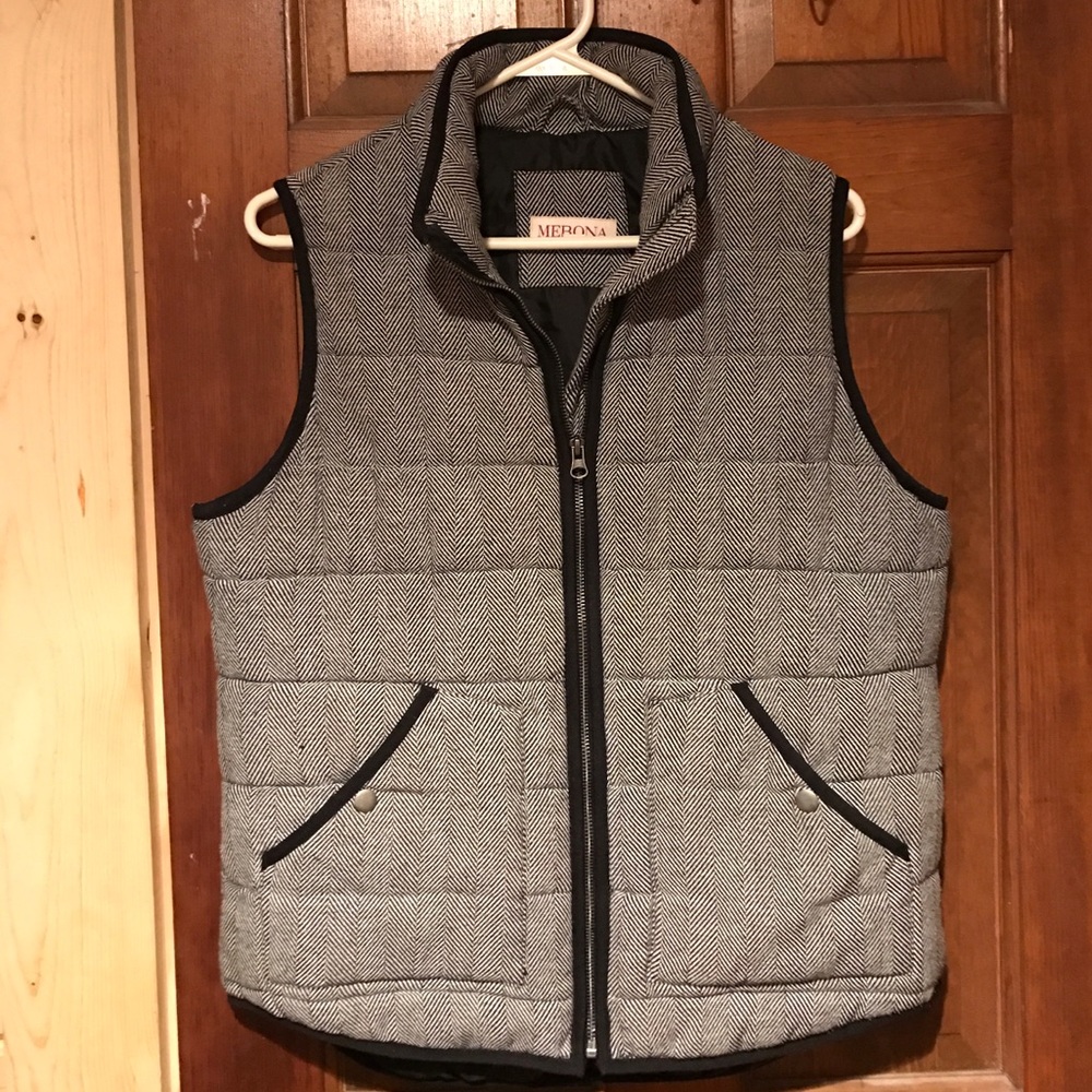 Herringbone Patterned Vest