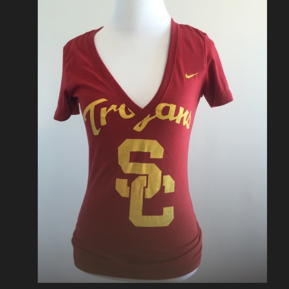 Nike USC women's v-neck t-shirt