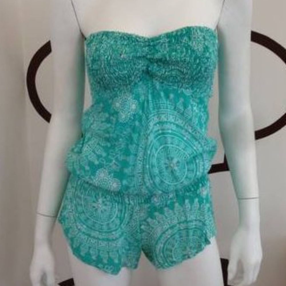 Women's Strapless Romper