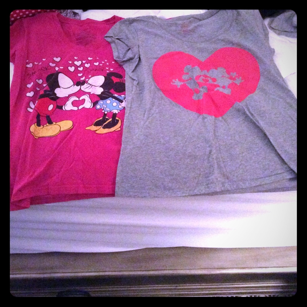 DISNEY MICKEY AND MINNIE SHIRTS