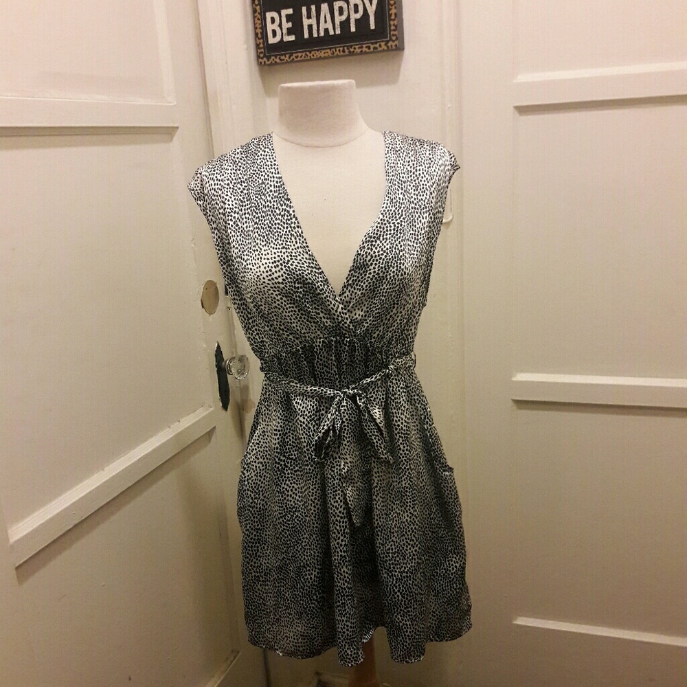 Black and White print dress