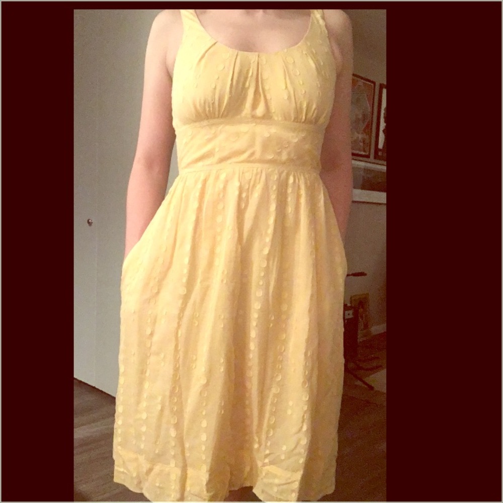 Vince. Scoop neck summer dress
