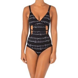 RVCA One Piece Swim Suit - XL
