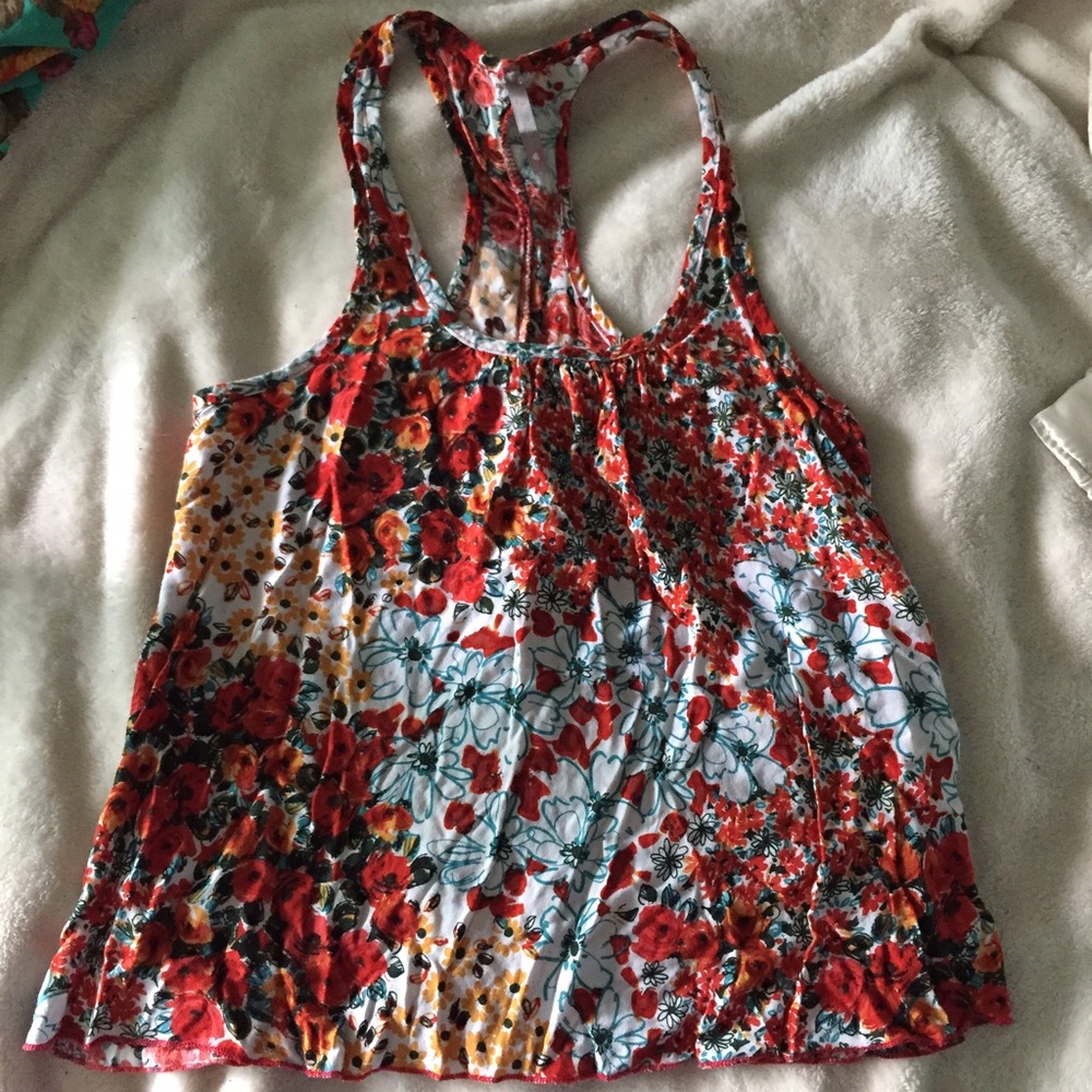 Floral tank top