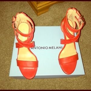 Antonio Melani red pumps