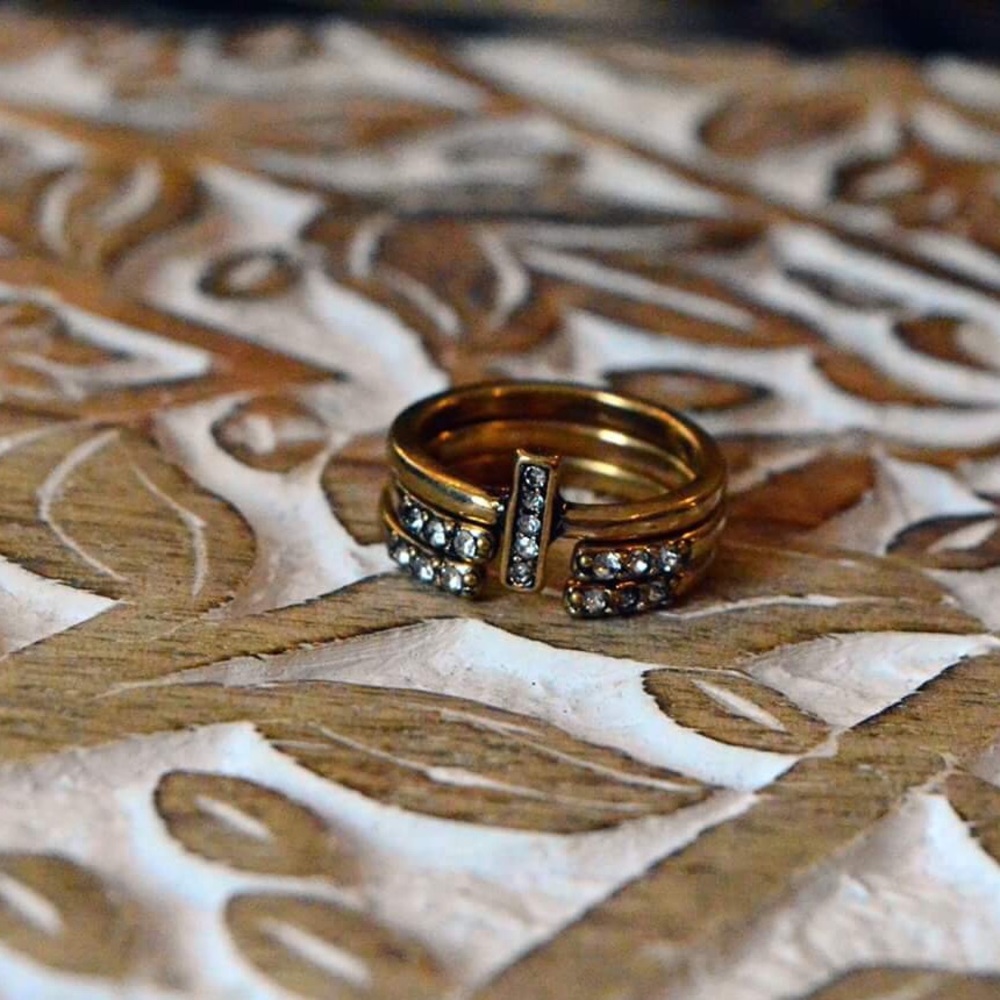 Stackable 3 Pcs Ring Set - Picture 2 of 3