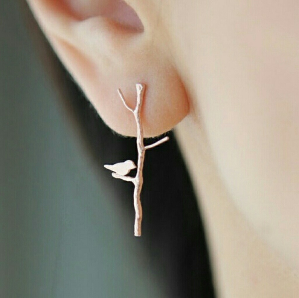 ❌ Sold ❌ Cute Bird Tree Branches Earrings