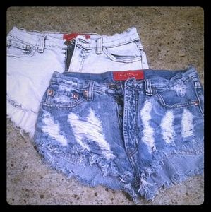 Two Pairs of Denim Shorts