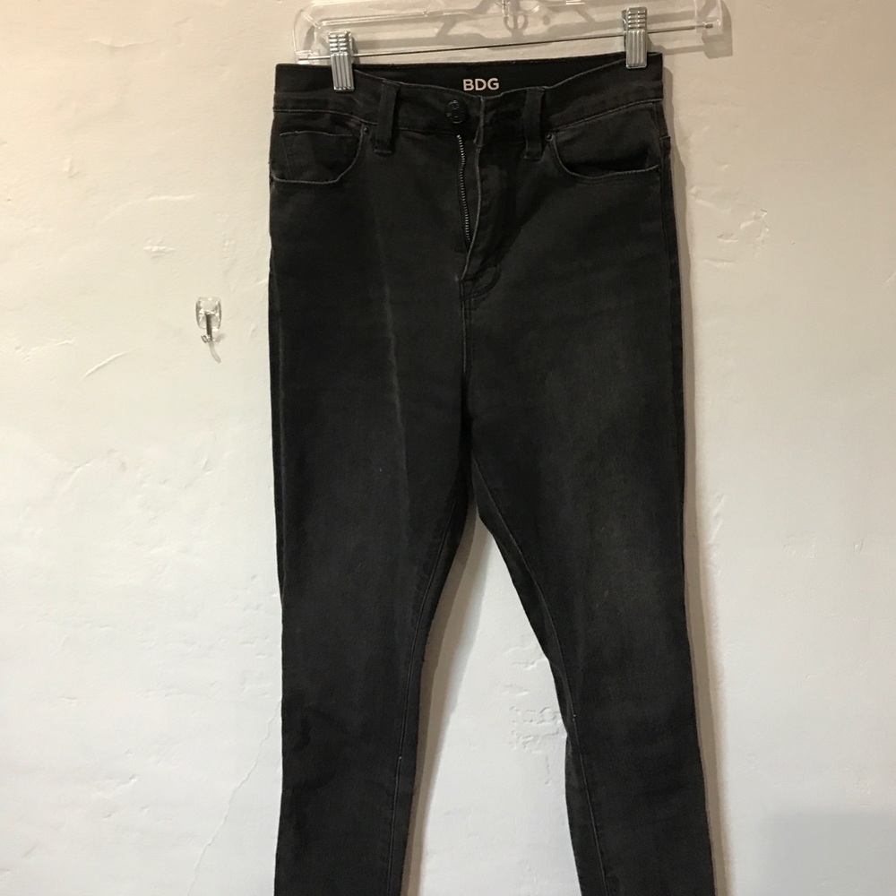 Dark Grey high waisted skinny jeans