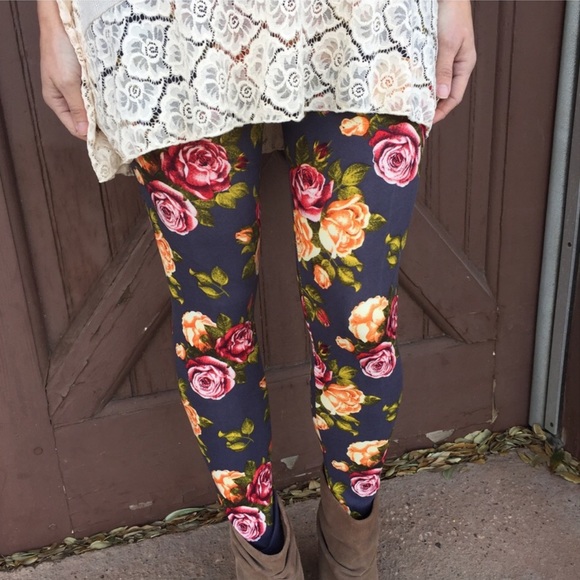 Infinity Raine Pants - Last One! Floral leggings!