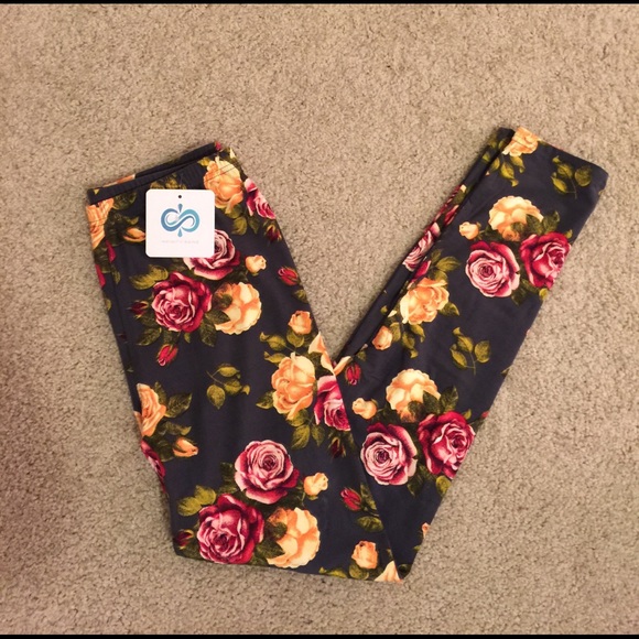 Last One! Floral leggings! - Picture 2 of 3