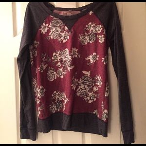 Floral long sleeve shirt