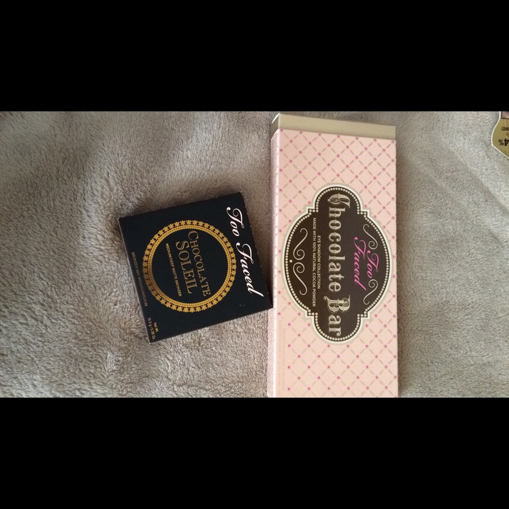 Chocolate bar pallete and chocolate soleil bronzer