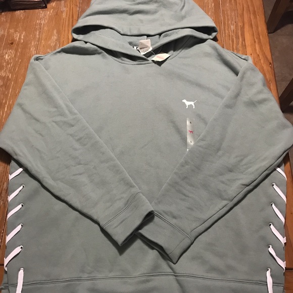 🌸SALE🌸VS Pink side Laced hoodie - Picture 2 of 3