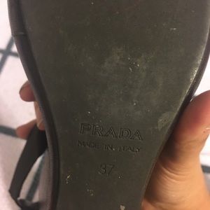 Prada Shoes - PRADA BLACK WEDGES SZ 37 Prada Shoes - PRADA BLACK WEDGES SZ 37