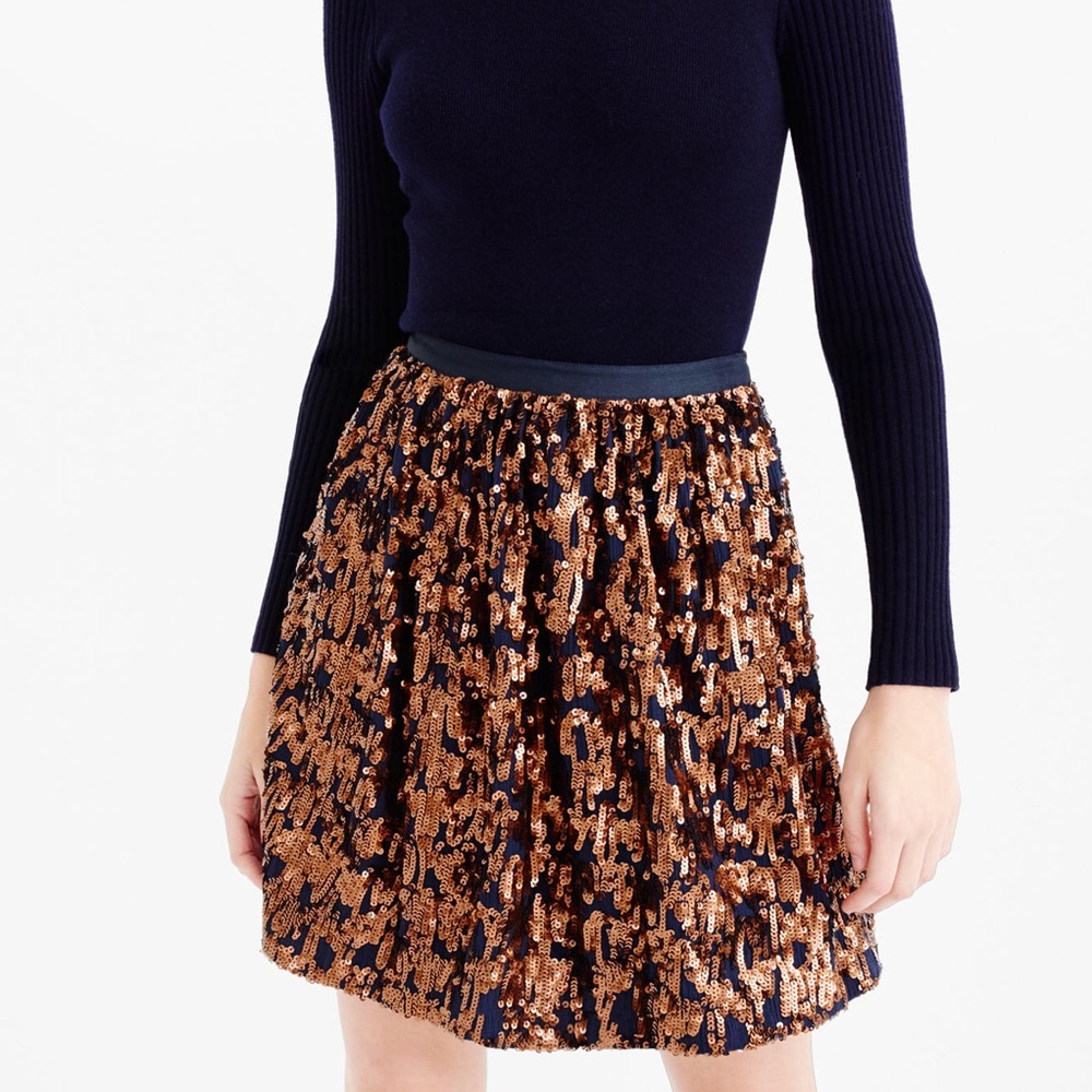 Jcrew glittery skirt new with tags