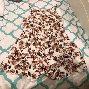 Kendall and Kylie Floral Brown Romper