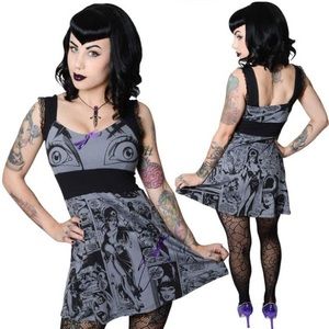 Elvira kreepsville comic book dress