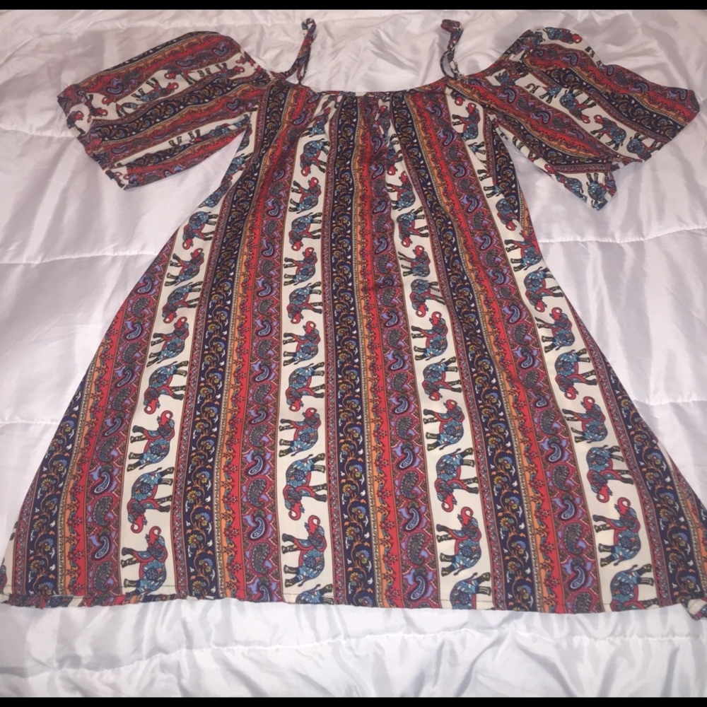 Bohemian elephant dress
