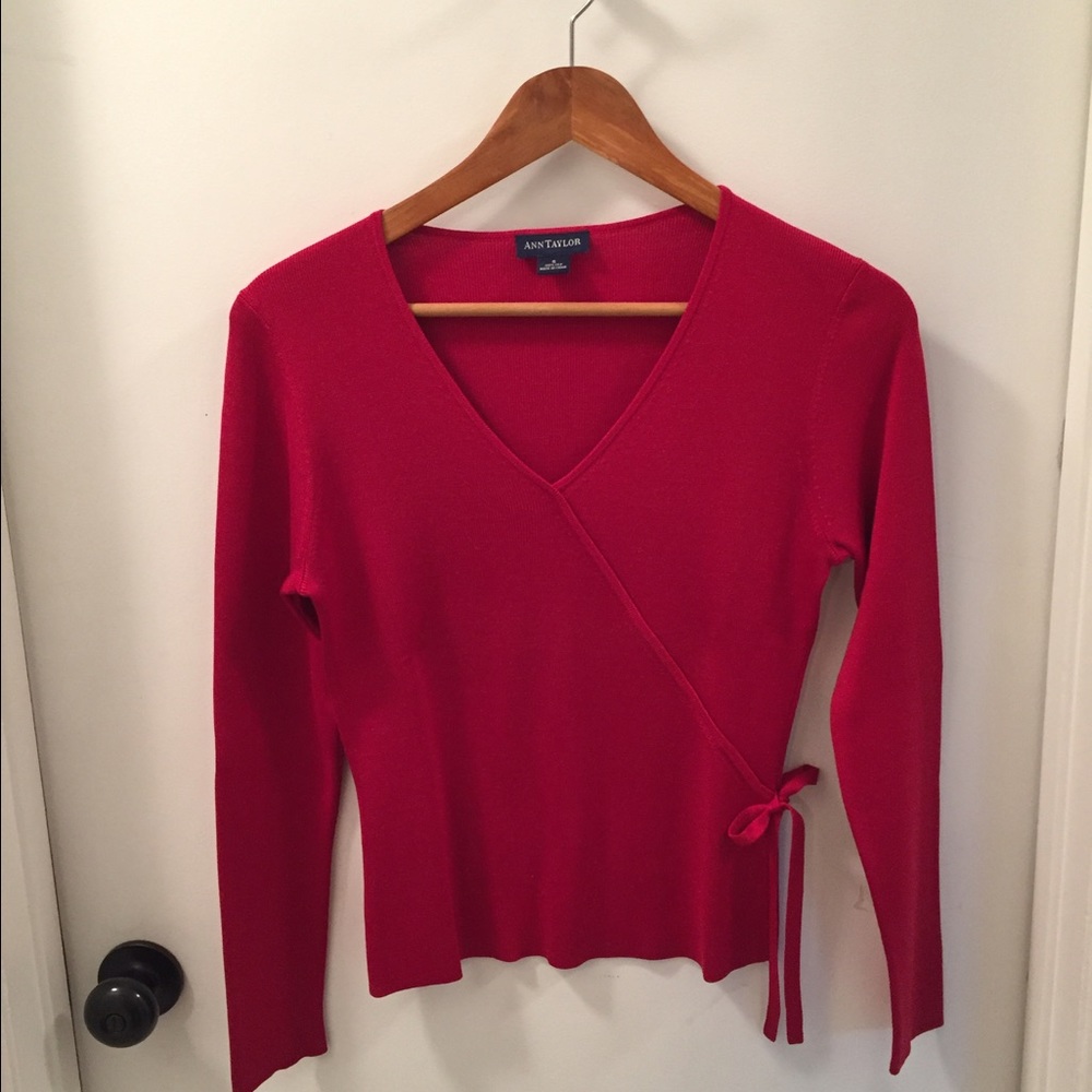 Beautiful red top.