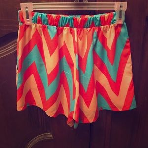 Chevron shorts
