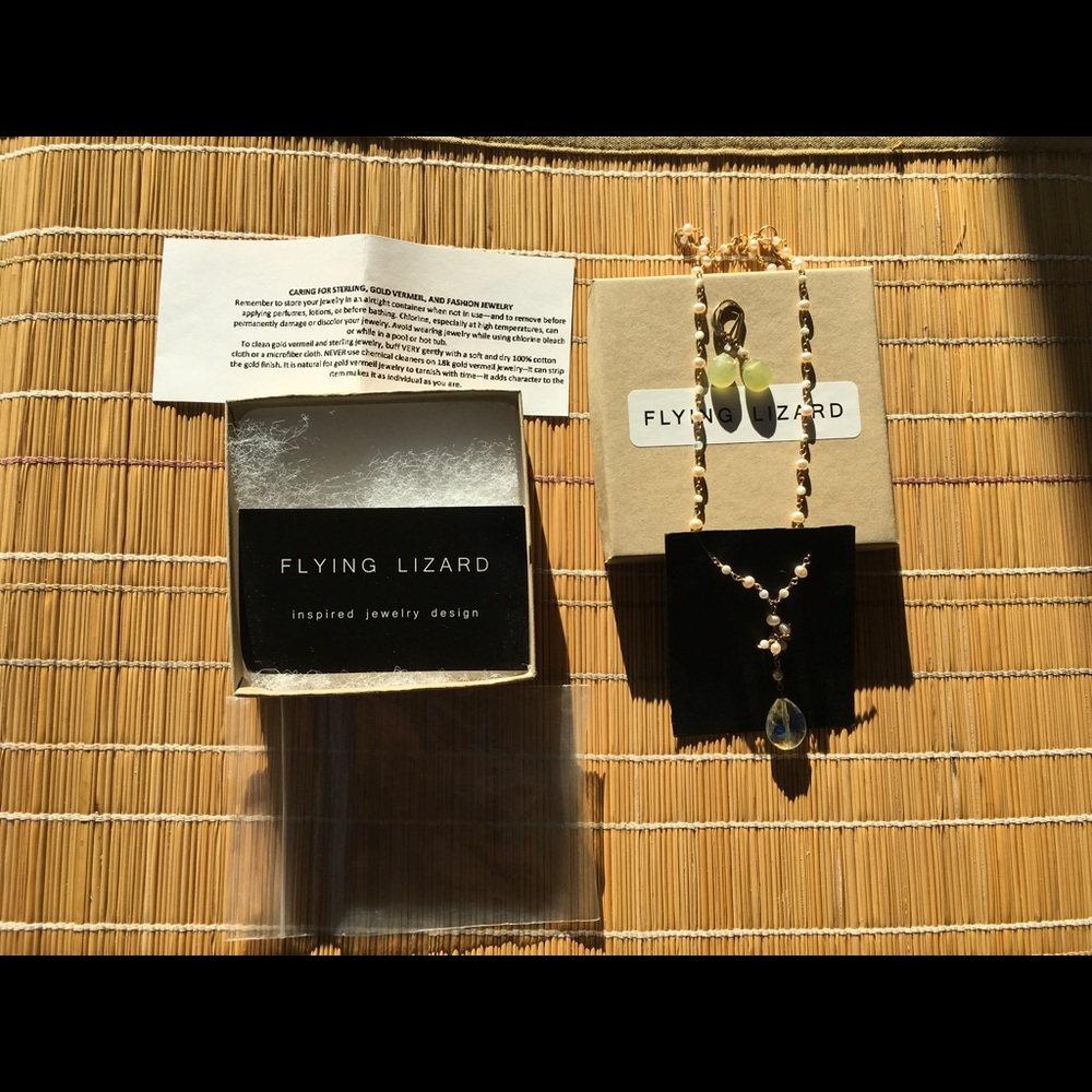 Necklace & earrings *Flying Lizard* save over $70