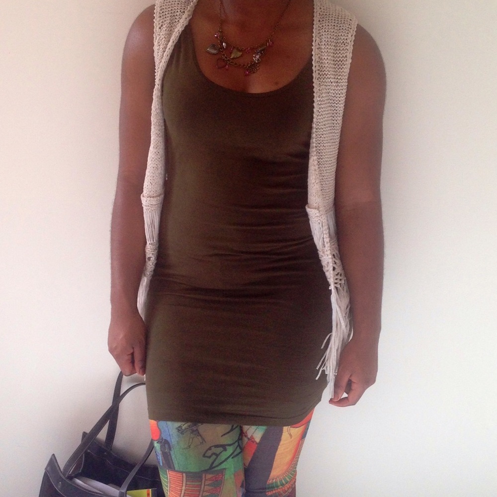 Olive Green Forever 21 Dress