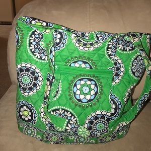 Vera Bradley tote/handbag- Cupcakes Green pattern