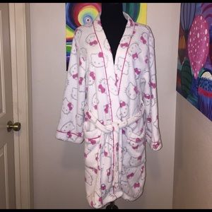 Super soft Hello Kitty fleece robe size M