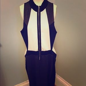 Open back body fitting dress