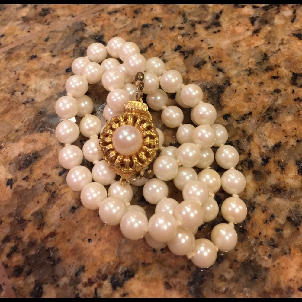 Vintage faux pearls