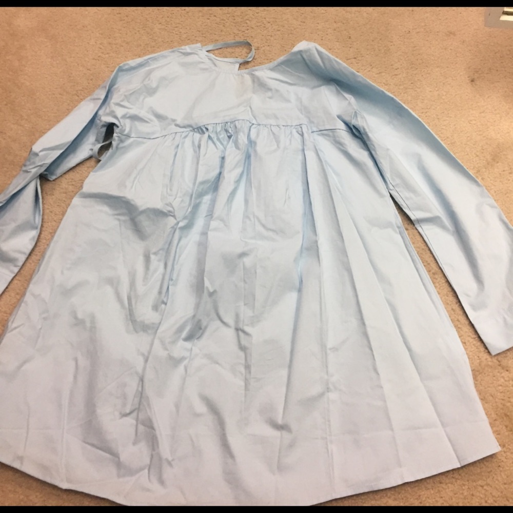 Baby blue dress