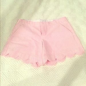 Lilly Pulitzer Pink Seersucker Buttercup Shorts
