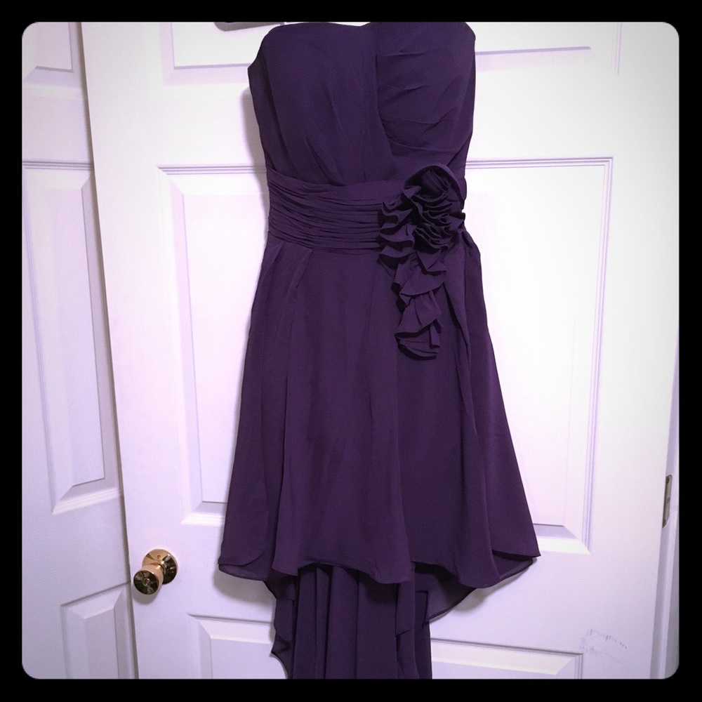 Dillards dark purple prom/ formal dress, size 4