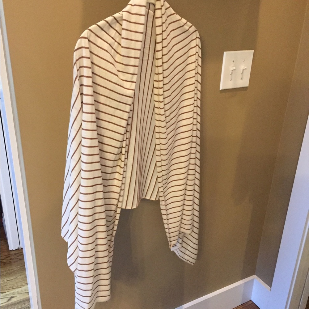 Boutique Striped Vest/Shawl one size