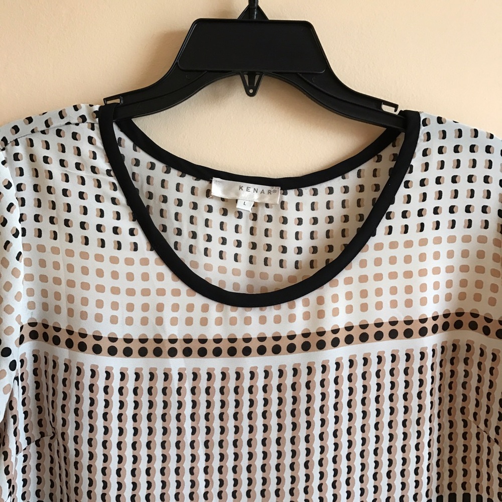 Neutral Colored Blouse - Picture 4 of 5
