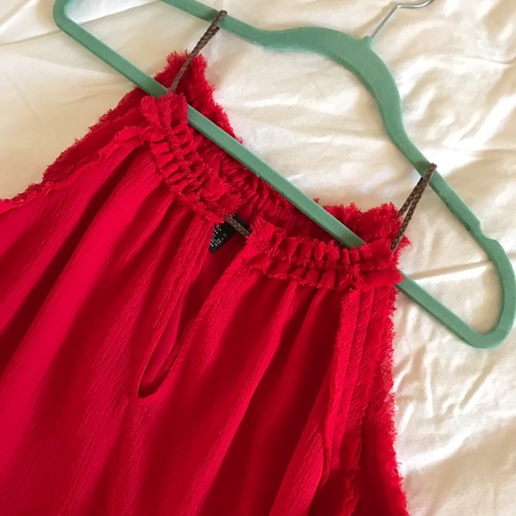 Mango Dresses - Red Shift Dress Mango Dresses - Red Shift Dress