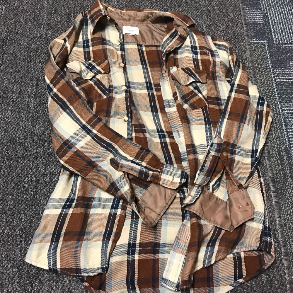 Brown and Cream Flannel