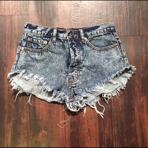 Cutoff Denim Shorts
