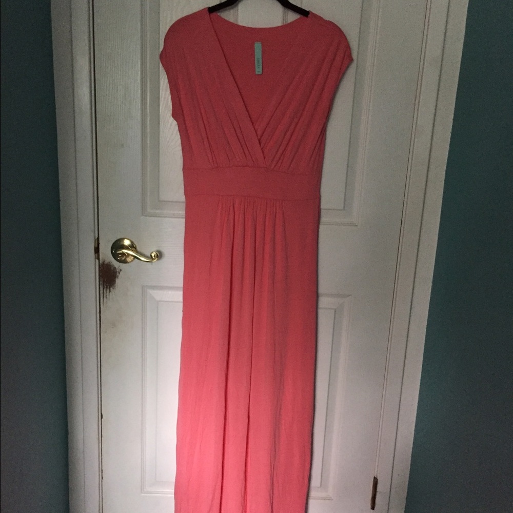 Pink maxi dress