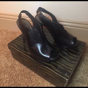 Black MODA Spana sling back heels