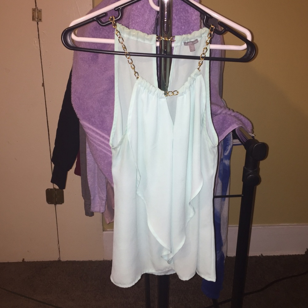 Light blue tank top