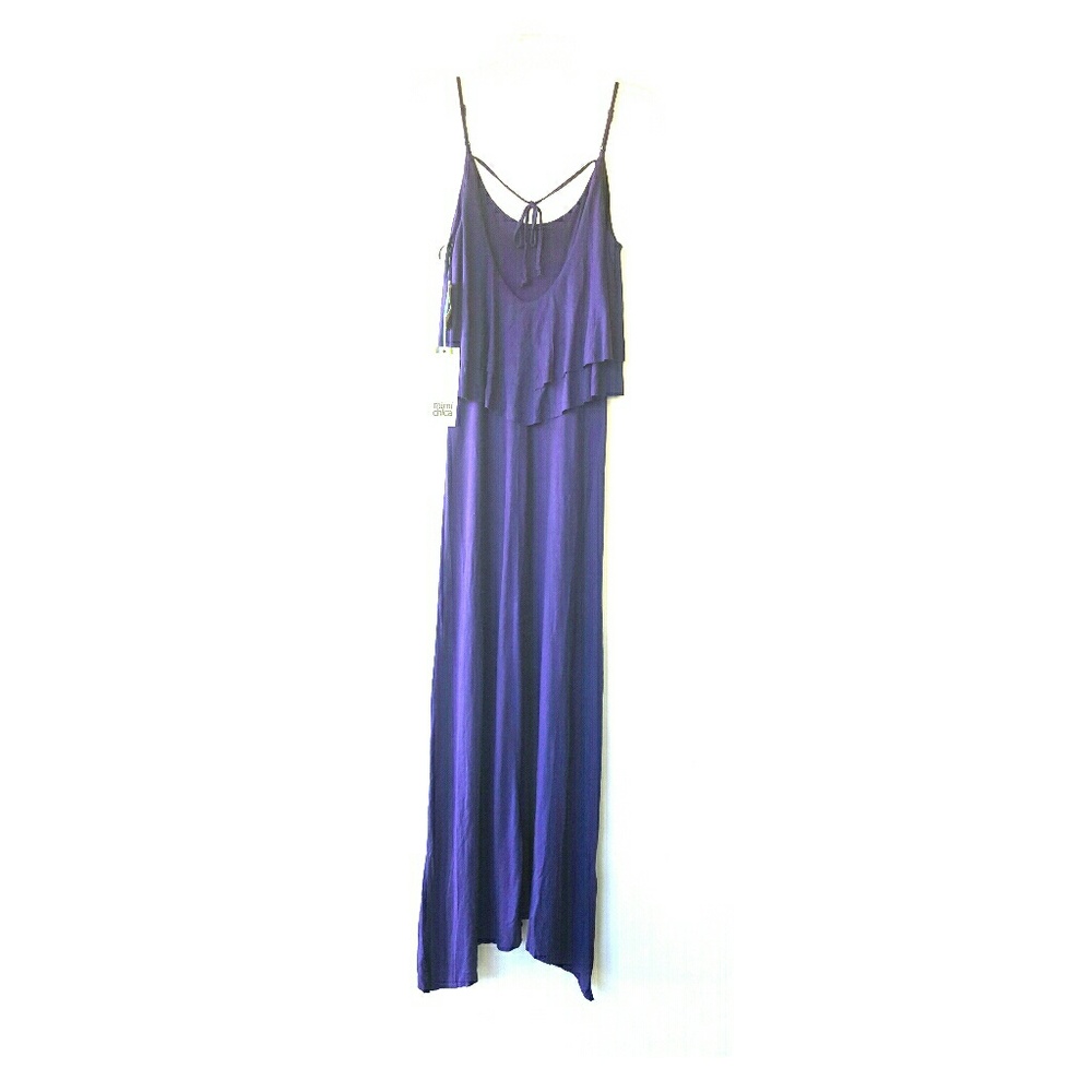 MIMI CHICA Purple Maxi Dress Size Medium