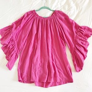 Altar'd State Tops - *HOLD* NWT Pink Off-the-Shoulder Bell Sleeve Top Altar'd State Tops - *HOLD* NWT Pink Off-the-Shoulder Bell Sleeve Top