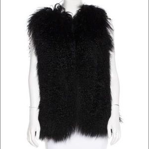 Real Mongolian Fur vest
