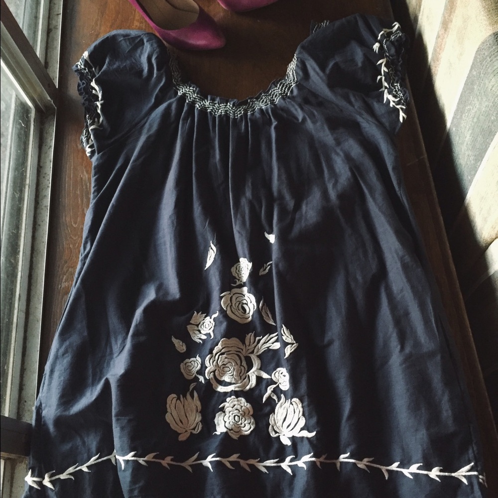 Navy Blue Dress by CUTE OPTIONS